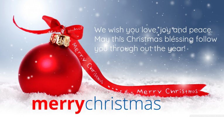 We wish you and your family a Merry Christmas!